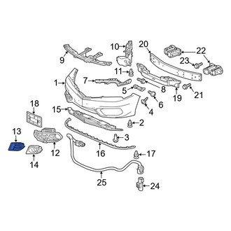 Acura OE - Front Right Fog Light Trim