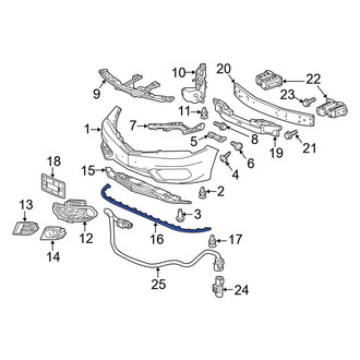 Acura OE - Front Radiator Support Air Deflector