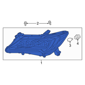 Acura OE - Front Left Headlight Assembly