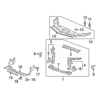 Acura OE - Radiator Support