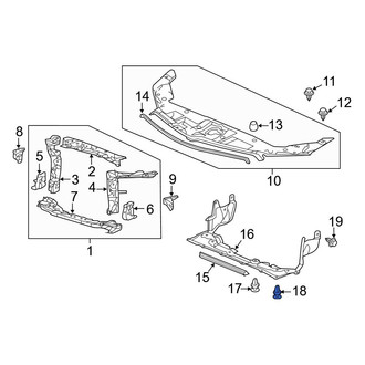 Acura OE - Bumper Cover Bolt