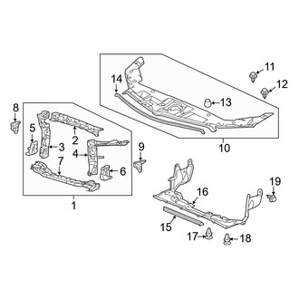Acura OE - Radiator Support