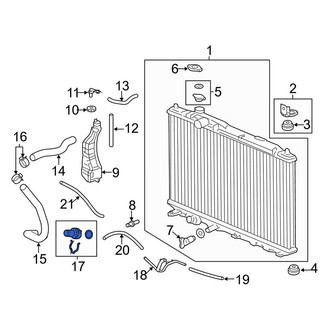 Acura OE - Radiator Coolant Hose Adapter