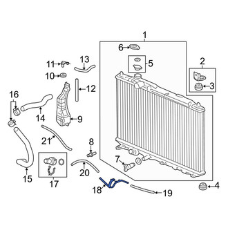 Acura OE - Engine Coolant Pipe