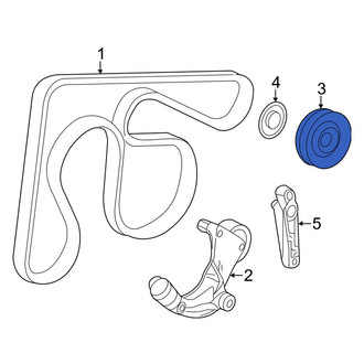 Acura OE - Accessory Drive Belt Idler Pulley