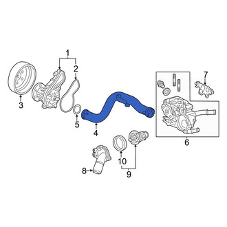 Acura OE - Engine Coolant Pipe