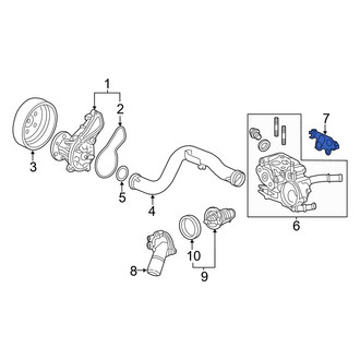 Acura OE - Engine Coolant Thermostat Housing Gasket