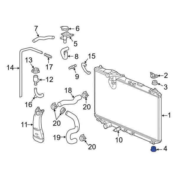 Radiator Insulator