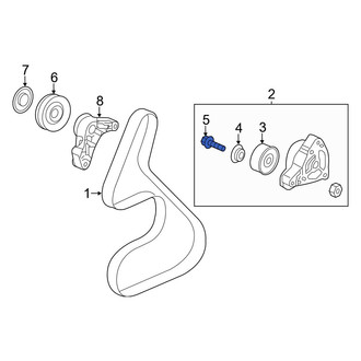 Acura OE - Belt Tensioner Pulley Bolt