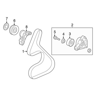 Acura OE - Cooling - Belts & Pulleys (2.4L)