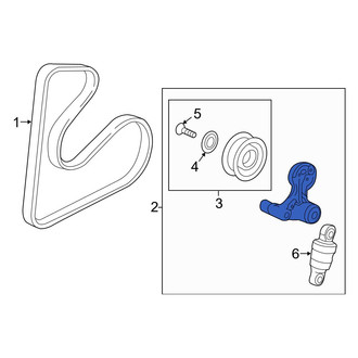 Acura OE - Accessory Drive Belt Tensioner Assembly