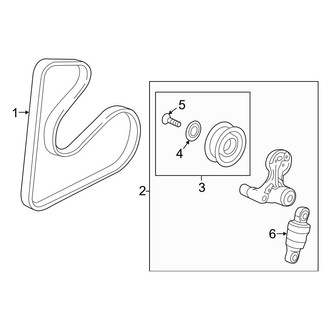 Acura OE - Cooling - Belts & Pulleys (Base 2.4L)