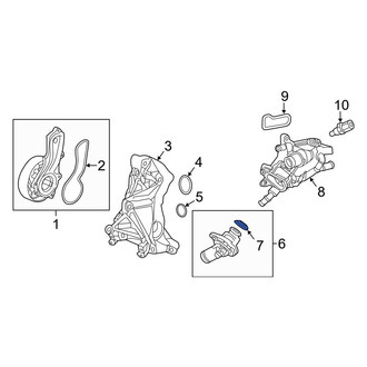 Acura OE - Engine Coolant Thermostat Housing Gasket
