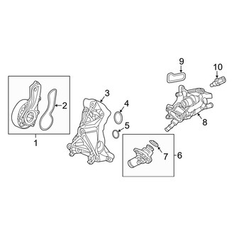 Acura OE - Cooling - Water Pump (2.4L)