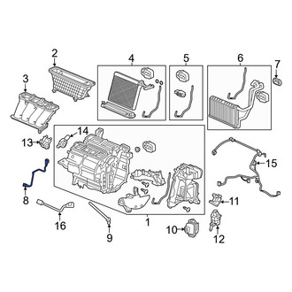 Acura OE - A/C Evaporator Temperature Sensor