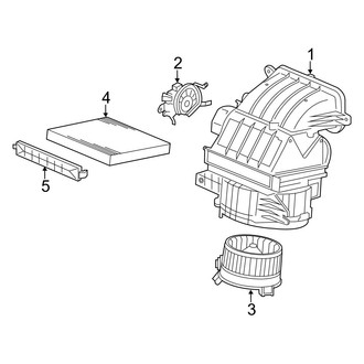 Acura OE - Air Conditioner & Heater - Blower Motor & Fan