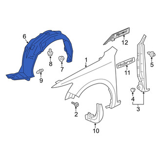 Acura OE - Front Right Fender Splash Shield