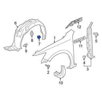Acura OE - Fender Liner Retainer