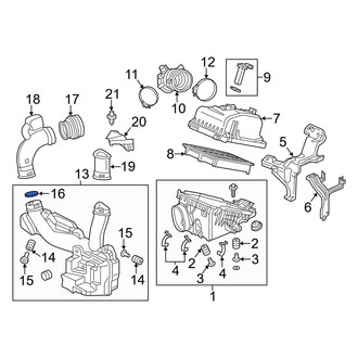 Acura OE - Engine Air Intake Resonator Seal