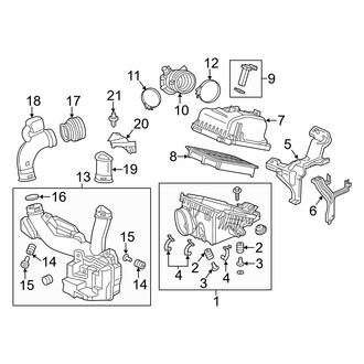 Acura OE - Engine / Transaxle - Air Intake (2.0L)