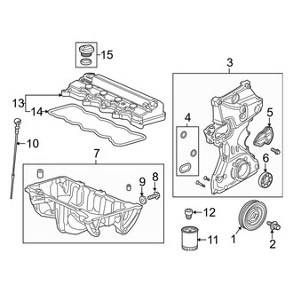 Acura OE - Engine / Transaxle - Engine Parts (2.0L)