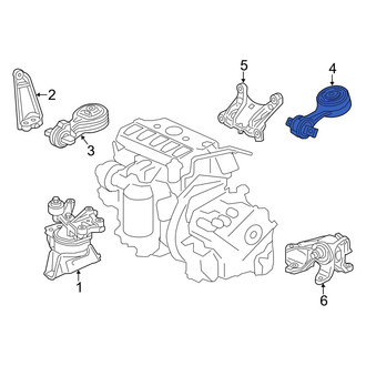 Acura OE - Lower Engine Torque Strut