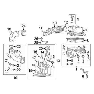 Acura OE - Engine / Transaxle - Air Intake (2.4L)