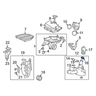 Acura OE - Engine Air Intake Resonator Seal