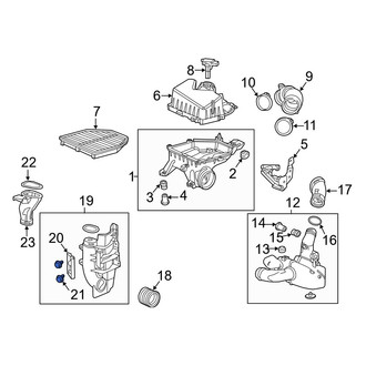 Acura OE - Washer Fluid Reservoir Clip