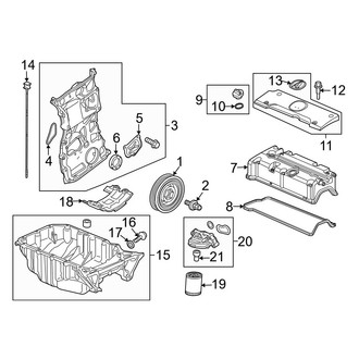 Acura OE - Engine / Transaxle - Engine Parts (2.4L)
