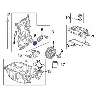 Acura OE - Rear Engine Crankshaft Seal
