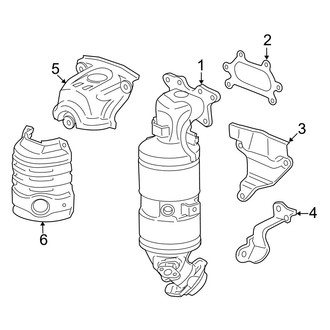 Acura OE - Exhaust System - Manifold (2.0L)