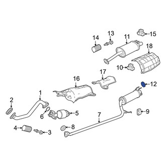 Acura OE - Exhaust Muffler Gasket