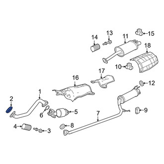 Acura OE - Front Exhaust Pipe Flange Gasket
