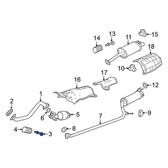 Acura OE - Front Exhaust Bolt