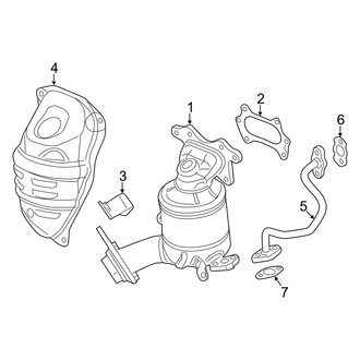 Acura OE - Exhaust System - Manifold (FULL HYBRID EV-GAS (FHEV))