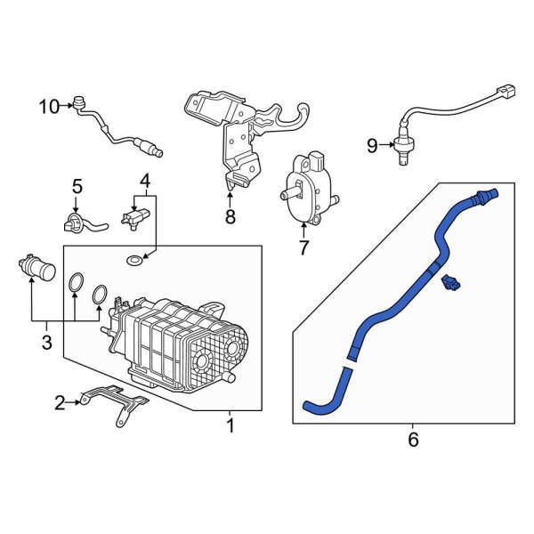 Evaporative Emissions System Lines