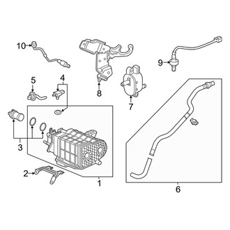 Acura OE - Emission System - Emission Components (Base 2.4L)