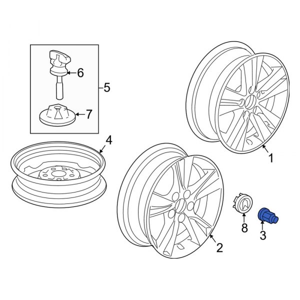 Wheel Lug Nut