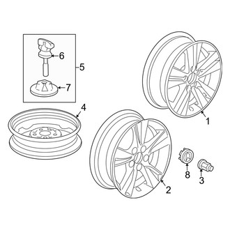 Acura OE - Wheels (Base 2.4L)