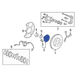 Acura OE - Front Wheel Hub