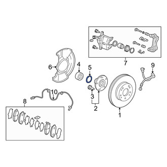 Acura OE - Wheel Bearing Snap Ring