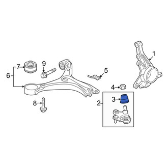 Acura OE - Front Suspension Ball Joint Boot
