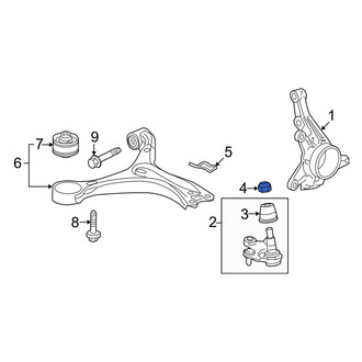 Acura OE - Suspension Ball Joint Nut & Washer