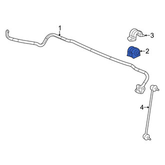Acura OE - Front Suspension Stabilizer Bar Bushing