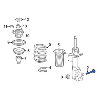 Acura OE - Suspension Strut Bolt