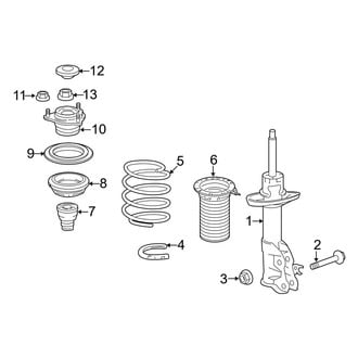 Acura OE - Front Suspension - Struts & Components