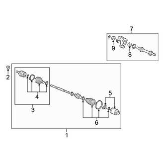 Acura OE - Front Suspension - Drive Axles (2.0L)