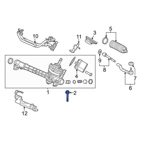 Rack and Pinion Bolt