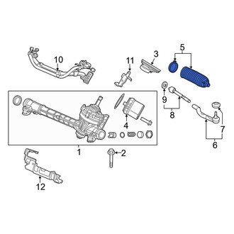 Acura OE - Rack and Pinion Bellows